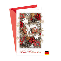 11-6288 Christmas greeting card DE