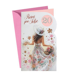 15-6582 Blahopřání gratulační  CZ/20