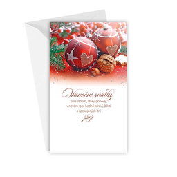 N-1-086 Christmas greeting card CZ