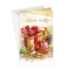 11-6458 Christmas greeting card CZ