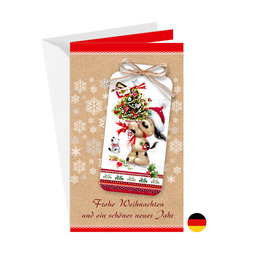 11-6277 Christmas greeting card DE