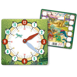 1711-0388 Paper clock Jurassic ADVENTURE