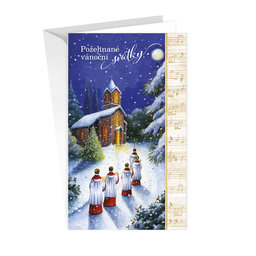 11-6427 Christmas greeting card CZ