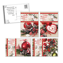 0611-0263c Christmas postcard CZ