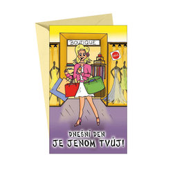 190-657c Greeting card  CZ