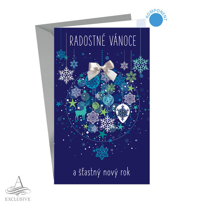 11-6538 Christmas greeting card CZ