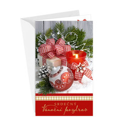 11-6542 Christmas greeting card CZ