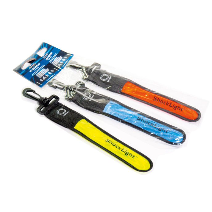 8109-6098 LED reflexní přívěsek s klipem, červený