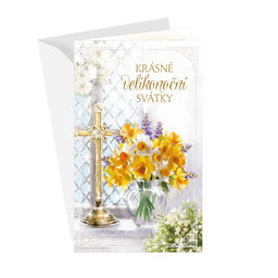 12-6019 Easter greeting card CZ