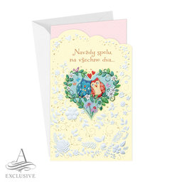 13-6145 Wedding greeting card CZ