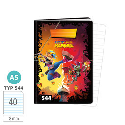 1595-0391-2 Sešit A5, 40 listů, TYP 544 lic. Crash Team Rumble
