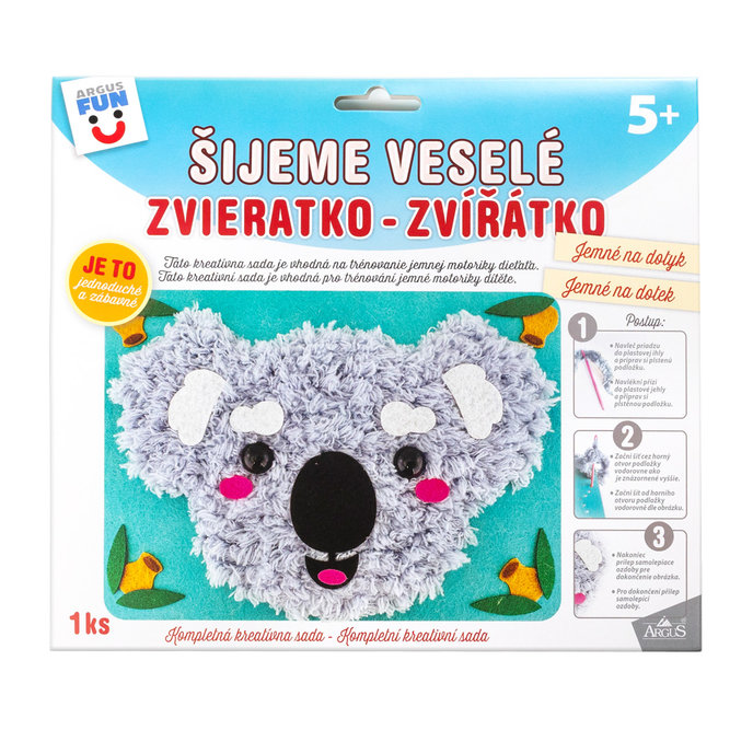 1938-0002 Kreativní sada - šijeme plstěné zvířátko