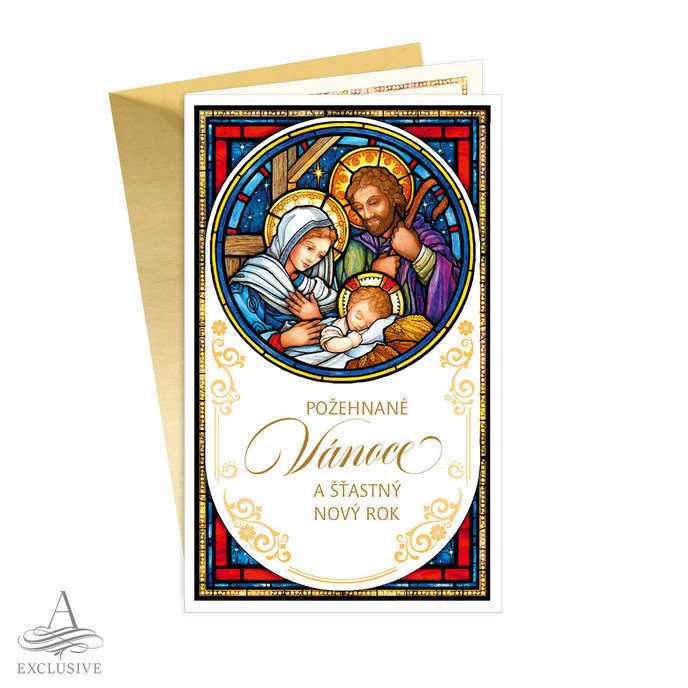 11-6473 Christmas greeting card CZ