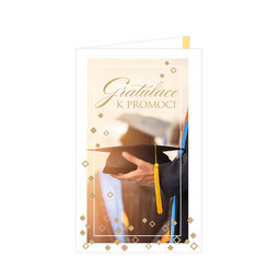 18-695  Graduation greeting card CZ