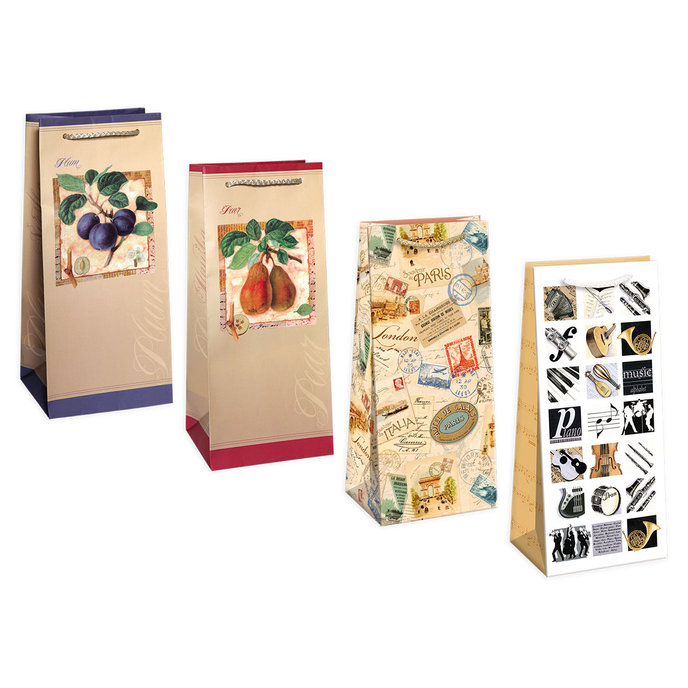 0775-0009 Dárková taška na koňak mix.