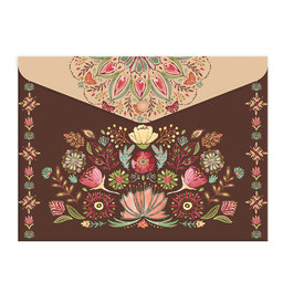 1650-0389 Plastový obal A4 s drukem Floral scape