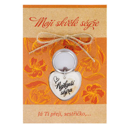 2322-0031 Greeting card with keyring