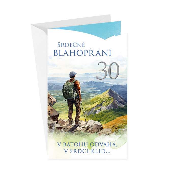 15-6589 Blahopřání gratulační  CZ/30