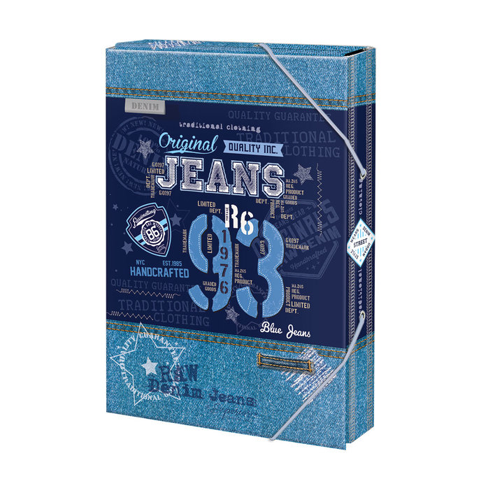 1231-0288-1 Box na sešity A4 Blue jeans