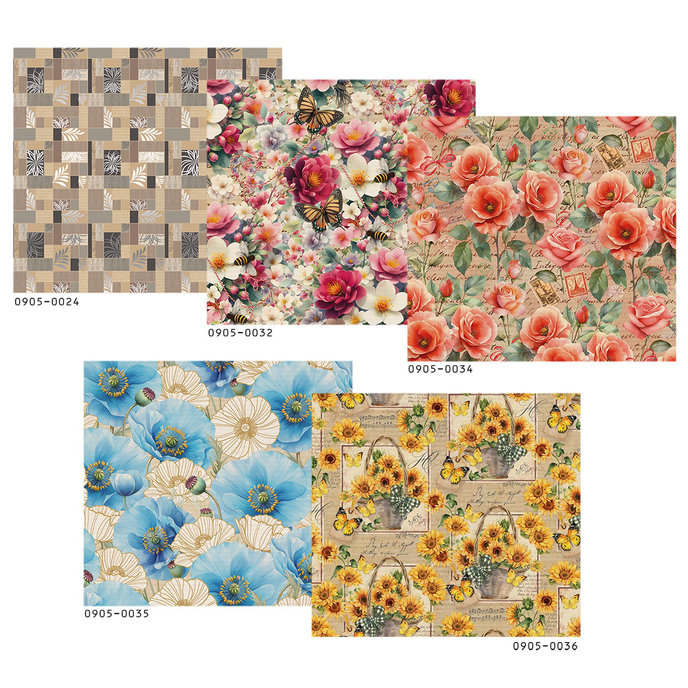 0955-0005 Balící papír kraft 100x70 cm, box 70 rol.