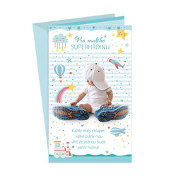 17-6022 Greeting card for children CZ