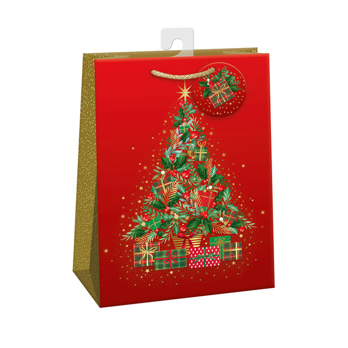 0889-0169 H Dárková taška vánoční LUX