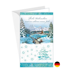 11-854 Christmas greeting card DE