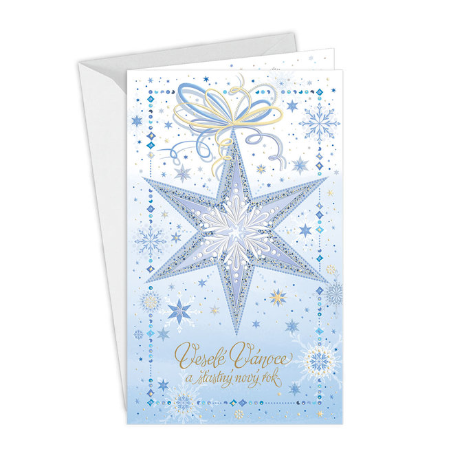 11-6489 Christmas greeting card CZ