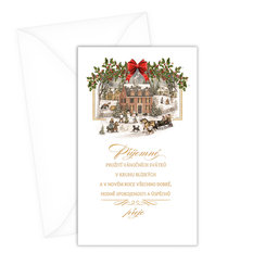 N-1-069 Christmas greeting card CZ