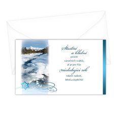 N-1-068 Christmas greeting card CZ