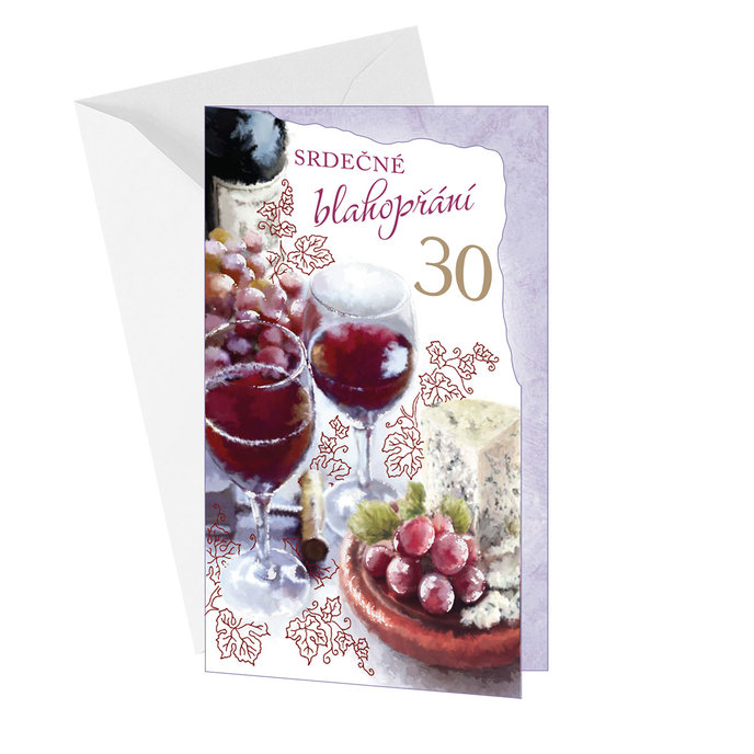 15-6289 Blahopřání gratulační CZ/30