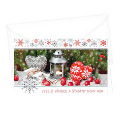 11-6352 Christmas greeting card CZ