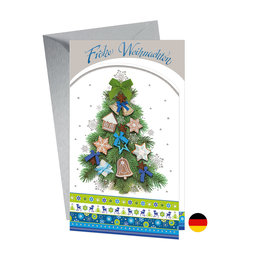 11-6292 Christmas greeting card DE