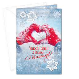 71-8007c Christmas greeting card with polyphonic melody CZ