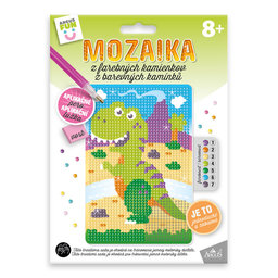 1935-0003 Kreativní sada - Mozaika z barevných kamínků