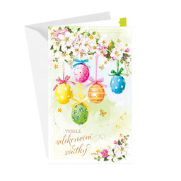 12-6020 Easter greeting card CZ