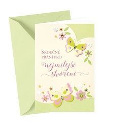 35-4030c Birthday greeting card CZ