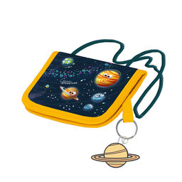 1821-0428 Peněženka na krk Cosmic adventure