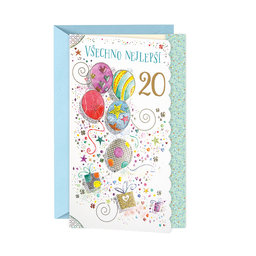 15-6534 Greeting card glued component CZ/20