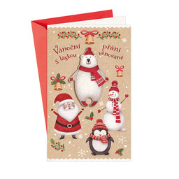 11-6494 Christmas greeting card CZ