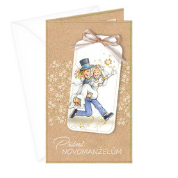 13-6081 Wedding greeting card CZ