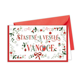 11-6411 Christmas greeting card CZ