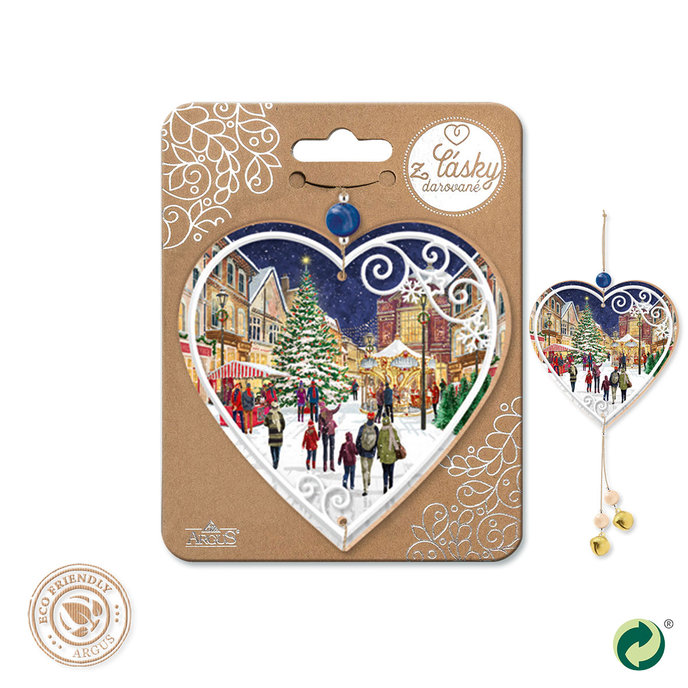 2357-1012 Christmas wooden decoration