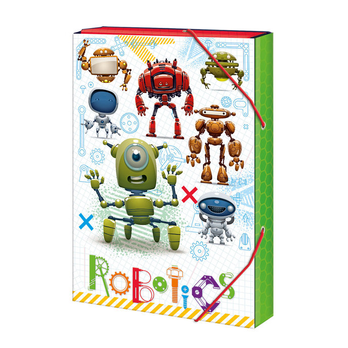 1231-0327 Box na sešity A4 Robotics