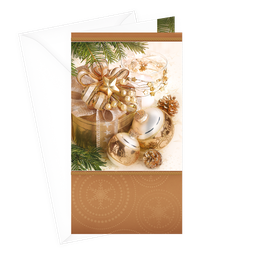 81-614 CHristmas greeting card CZ