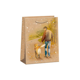 0744-0128 Gift bag NATUR