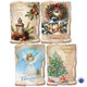 0611-0325c Christmas postcard CZ