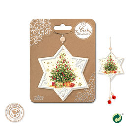 2357-1002 Christmas wooden decoration