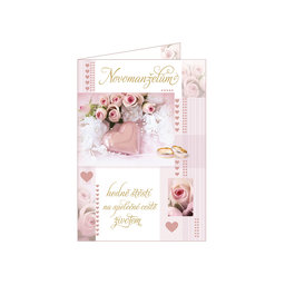 73-633 xWedding greeting card CZ