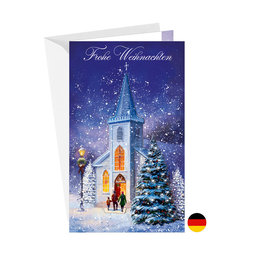 11-6266 Christmas greeting card DE